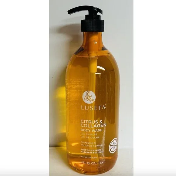 NWT Luseta Citrus & Collagen Energizing Hydrating Body Wash 33.8 fl oz - Picture 4 of 12